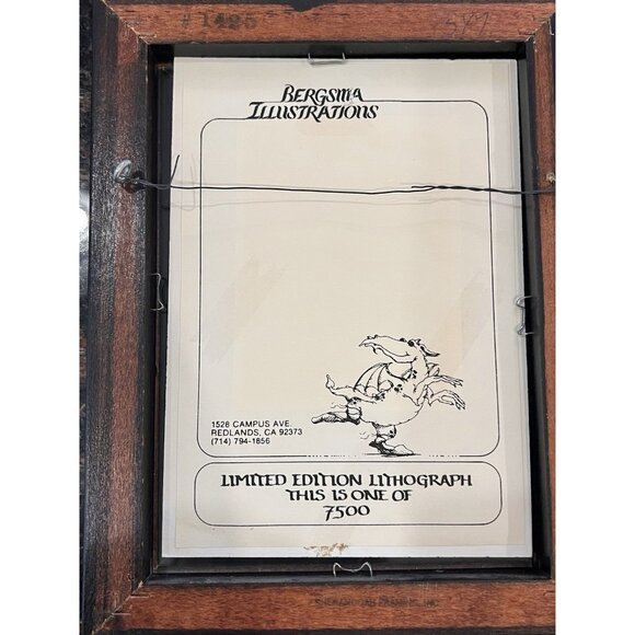 Jody Bergsma Vintage Lithographs Limited Edition 1981 1982 Lot of 2 - Picture 12 of 16